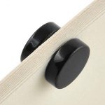 Black magnetic stud Earring - Image 2