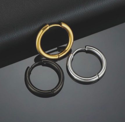 Unisex Minimalist hoop Earrings