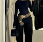 Y2K Retro Fashion Leather Belt - Image 2