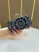 Rhinestone Clutch Purse - Image 3