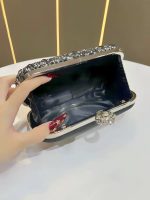 Rhinestone Clutch Purse - Image 4