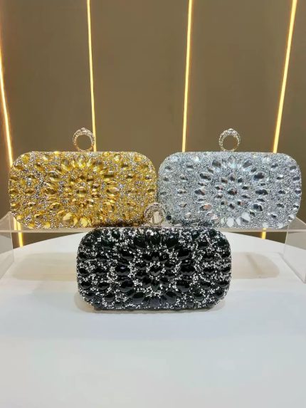 Rhinestone Clutch Purse