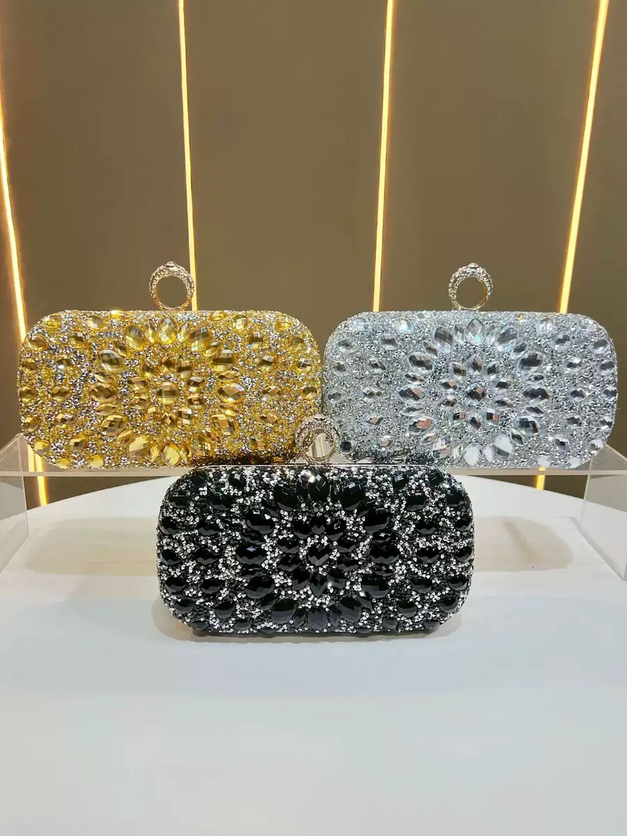 IMG_8106 Rhinestone Clutch Purse - Image 1