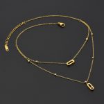 Stainless steel Layer necklace