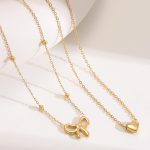 Stainless steel layer necklace - Image 3