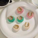 Stainless Steel U shaped Earrings