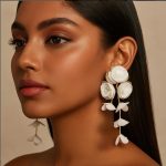 Floral Earrings - Image 4