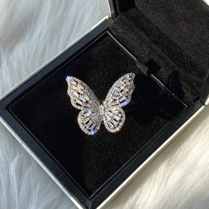Zircon butterfly Ring